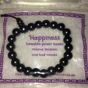 📿Happiness hematite power beads📿